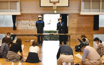 防災訓練（馬場町会）