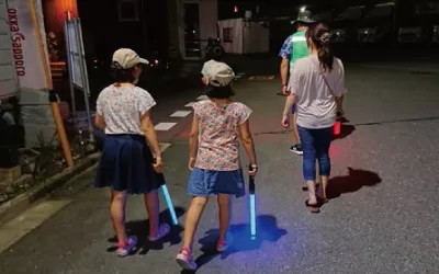 防犯パトロール（芦原町会）