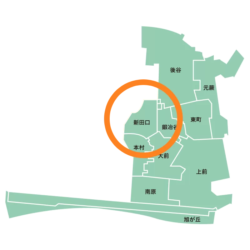 埼玉県戸田市・新田口町会（上戸田地区）